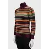 Striped golf with tag