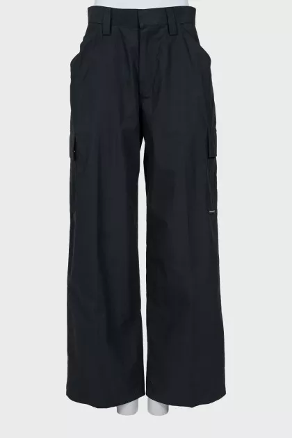 High waist cargo pants