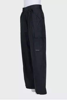 High waist cargo pants