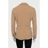 Knitted fitted jacket