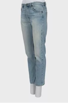 Men's skinny jeans with buttons
