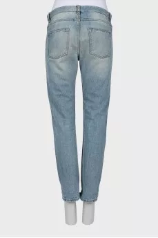 Men's skinny jeans with buttons