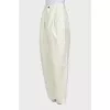 Yellow high waist jeans with tag