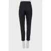 Slim fit wool trousers