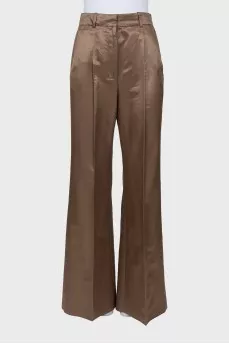 Brown palazzo pants