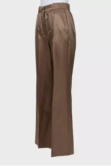 Brown palazzo pants