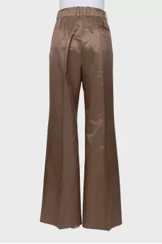 Brown palazzo pants
