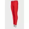 Red corduroy trousers