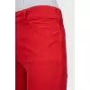 Red corduroy trousers