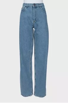 Blue jeans baggy fit