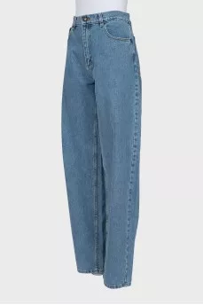 Blue jeans baggy fit