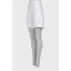 High waist linen shorts
