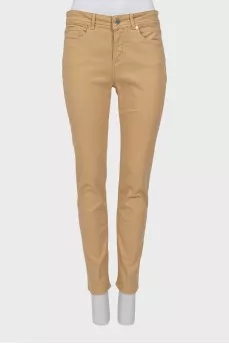 Skinny jeans yellow