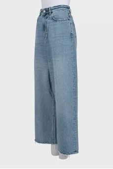 Джинси baggy fit з необробленим краєм