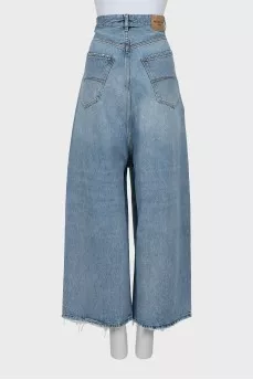 Джинси baggy fit з необробленим краєм