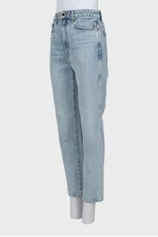 Блакитні джинси straight fit