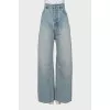 Baggy fit jeans in light blue