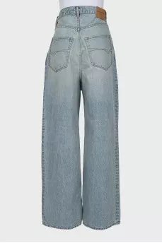 Джинсы baggy fit голубого цвета