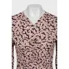 Bodycon mini dress with tag