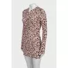 Bodycon mini dress with tag