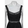 Lace dress with straps