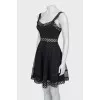 Lace dress with straps