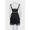 Lace dress with straps