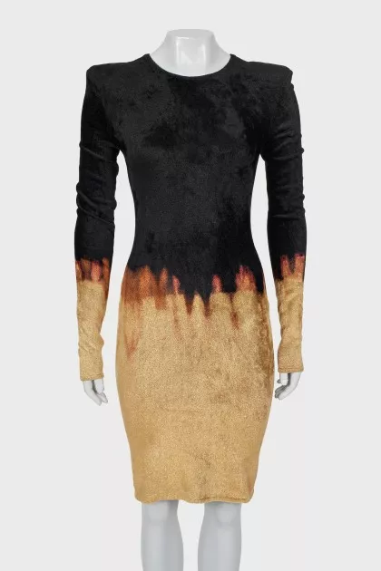 Bodycon dress with print