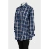 Oversized plaid shirt