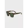 Wayfarer printed sunglasses