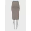 Cashmere fitted skirt