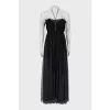 Maxi dress decorated with crystals