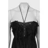 Maxi dress decorated with crystals