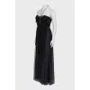 Maxi dress decorated with crystals
