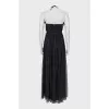 Maxi dress decorated with crystals