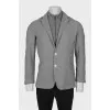 Men's wool and cashmere jacket