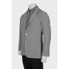 Men's wool and cashmere jacket