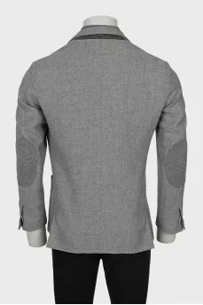 Men's wool and cashmere jacket
