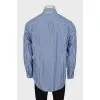 Men's two-tone striped shirt