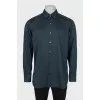 Men's gray loose fit shirt