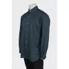 Men's gray loose fit shirt