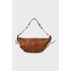 Brown Leather Shoulder Bag