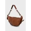 Brown Leather Shoulder Bag