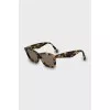 Cat eye sunglasses with print