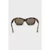 Cat eye sunglasses with print
