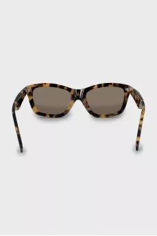 Cat eye sunglasses with print