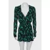 Fitted V-Neck Dress