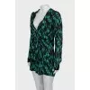 Fitted V-Neck Dress