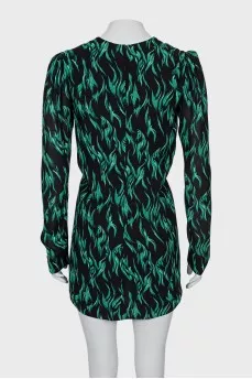 Fitted V-Neck Dress