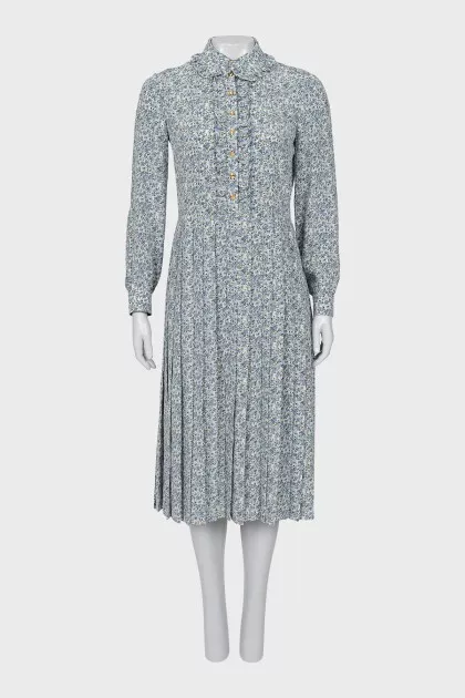 Fitted silk dress